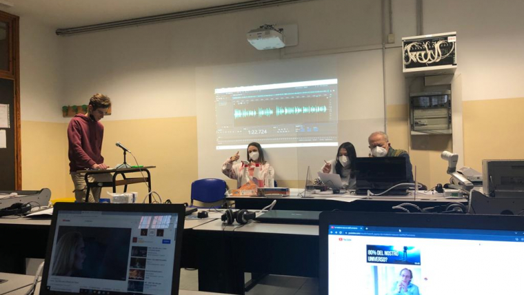 I ragazzi dell’Istituto di istruzione superiore Agostino Paradisi di Vignola