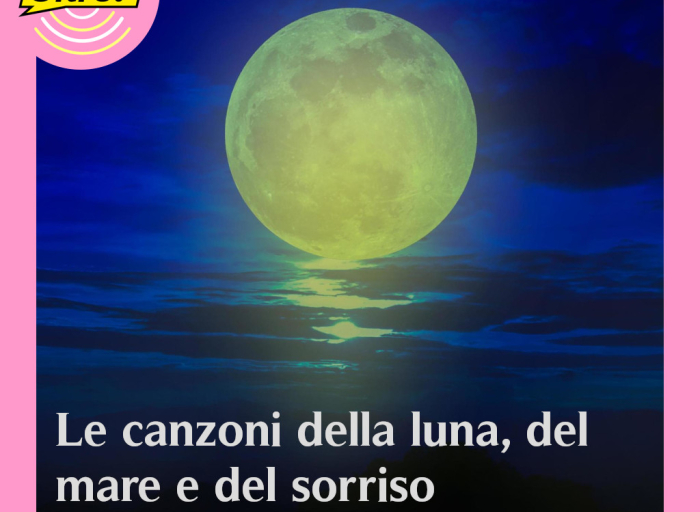 Logo delle "Canzoni della luna del mare e del sorriso"
