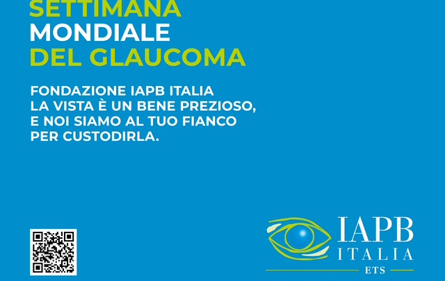 Locandina della settimana mondiale del glaucoma - dal 8 al 14 marzo 2026