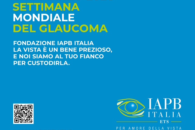 Locandina della settimana mondiale del glaucoma - dal 8 al 14 marzo 2026